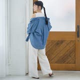 裾シアー切替 レイヤード風タンクトップ | coen【women】 | 詳細画像3 