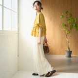 布帛ドッキング 2wayペプラムフリルカットソー | coen【women】 | 詳細画像19 