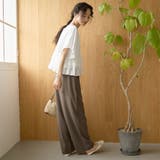 布帛ドッキング 2wayペプラムフリルカットソー | coen【women】 | 詳細画像3 