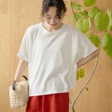 シアーミニ裏毛 ゆるスクエアカットソー | coen【women】 | 詳細画像1