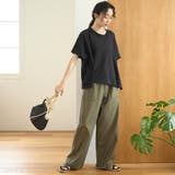 シアーミニ裏毛 ゆるスクエアカットソー | coen【women】 | 詳細画像9