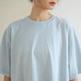 布帛ドッキング ピグメントフリルTシャツ | coen【women】 | 詳細画像35 