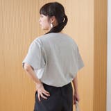 【汗染み軽減】 立体ロゴ風プリントTシャツ | coen【women】 | 詳細画像11 