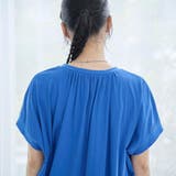 強撚コットン ギャザーデザインカットソー | coen【women】 | 詳細画像20