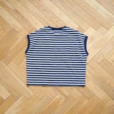 スラブボーダー フレンチスリーブTシャツ | coen【women】 | 詳細画像18 