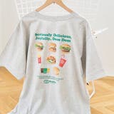 LT.GRAY | 【DOMDOM（ドムドム）×coen】アソートロゴプリントユニTシャツ（WEB限… | coen【women】