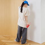 【DOMDOM（ドムドム）×coen】ワンポイント刺繍フットボールTシャツ | coen【women】 | 詳細画像13 