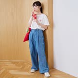 【DOMDOM（ドムドム）×coen】ワンポイント刺繍フットボールTシャツ | coen【women】 | 詳細画像2 