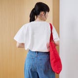 【DOMDOM（ドムドム）×coen】ワンポイント刺繍フットボールTシャツ | coen【women】 | 詳細画像5 