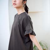 布帛ドッキング 袖フリルカットソー | coen【women】 | 詳細画像21 