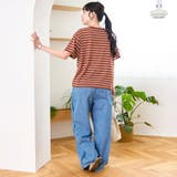 シアーマルチボーダーTシャツ | coen【women】 | 詳細画像4