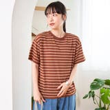 シアーマルチボーダーTシャツ | coen【women】 | 詳細画像5