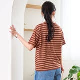 シアーマルチボーダーTシャツ | coen【women】 | 詳細画像6