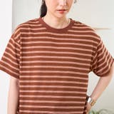 シアーマルチボーダーTシャツ | coen【women】 | 詳細画像7
