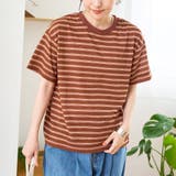 MD.BROWN | シアーマルチボーダーTシャツ | coen【women】