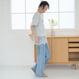 【汗染み軽減 / 接触冷感】裾レースドッキング アソートロゴプリントTシャツ | coen【women】 | 詳細画像11