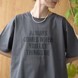 【汗染み軽減 / 接触冷感】裾レースドッキング アソートロゴプリントTシャツ | coen【women】 | 詳細画像24