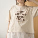 【汗染み軽減 / 接触冷感】裾レースドッキング アソートロゴプリントTシャツ | coen【women】 | 詳細画像31