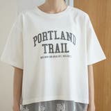 【汗染み軽減 / 接触冷感】裾レースドッキング アソートロゴプリントTシャツ | coen【women】 | 詳細画像39