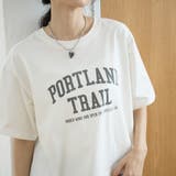【汗染み軽減 / 接触冷感】裾レースドッキング アソートロゴプリントTシャツ | coen【women】 | 詳細画像8