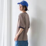 【接触冷感】マルチボーダー ラグランリンガーTシャツ | coen【women】 | 詳細画像10