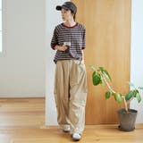 【接触冷感】マルチボーダー ラグランリンガーTシャツ | coen【women】 | 詳細画像12