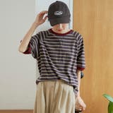 【接触冷感】マルチボーダー ラグランリンガーTシャツ | coen【women】 | 詳細画像14