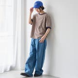 【接触冷感】マルチボーダー ラグランリンガーTシャツ | coen【women】 | 詳細画像7