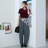 シアーベロア コンパクト半袖Tシャツ | coen【women】 | 詳細画像12