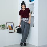 シアーベロア コンパクト半袖Tシャツ | coen【women】 | 詳細画像14