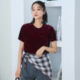 シアーベロア コンパクト半袖Tシャツ | coen【women】 | 詳細画像17
