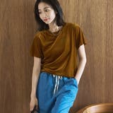 シアーベロア コンパクト半袖Tシャツ | coen【women】 | 詳細画像22