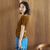 シアーベロア コンパクト半袖Tシャツ | coen【women】 | 詳細画像24