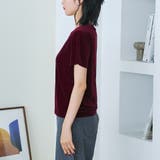 シアーベロア コンパクト半袖Tシャツ | coen【women】 | 詳細画像29