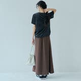シアーベロア コンパクト半袖Tシャツ | coen【women】 | 詳細画像3