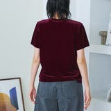 シアーベロア コンパクト半袖Tシャツ | coen【women】 | 詳細画像30