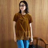 シアーベロア 裾レース レイヤードキャミビスチェ | coen【women】 | 詳細画像11