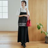 シアーベロア 裾レース レイヤードキャミビスチェ | coen【women】 | 詳細画像2