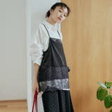 シアーベロア 裾レース レイヤードキャミビスチェ | coen【women】 | 詳細画像5