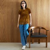 シアーベロア 裾レース レイヤードキャミビスチェ | coen【women】 | 詳細画像8