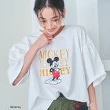 【MICKEY(ミッキー)/別注】ミッキー&ミニー 袖フリル半袖Tシャツ | coen【women】 | 詳細画像5
