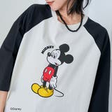 【MICKEY(ミッキー) 別注】ミッキープリント オーバーサイズラグランTシャ… | coen【women】 | 詳細画像7