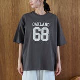 【汗染み軽減】アソートナンバリングロゴプリント オーバーサイズゆるTシャツ | coen【women】 | 詳細画像16