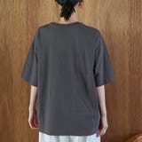 【汗染み軽減】アソートナンバリングロゴプリント オーバーサイズゆるTシャツ | coen【women】 | 詳細画像18