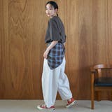 【汗染み軽減】アソートナンバリングロゴプリント オーバーサイズゆるTシャツ | coen【women】 | 詳細画像3