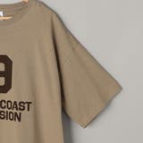 【汗染み軽減】アソートナンバリングロゴプリント オーバーサイズゆるTシャツ | coen【women】 | 詳細画像30