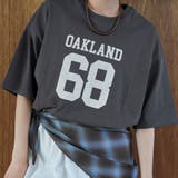 【汗染み軽減】アソートナンバリングロゴプリント オーバーサイズゆるTシャツ | coen【women】 | 詳細画像7