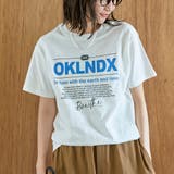 【汗染み軽減】オータムカラー アソートロゴプリントTシャツ | coen【women】 | 詳細画像1