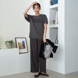 【汗染み軽減】オータムカラー アソートロゴプリントTシャツ | coen【women】 | 詳細画像9