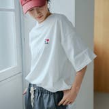 I LOVE LA ワンポイントロゴ刺繍ユニTシャツ | coen【women】 | 詳細画像5
